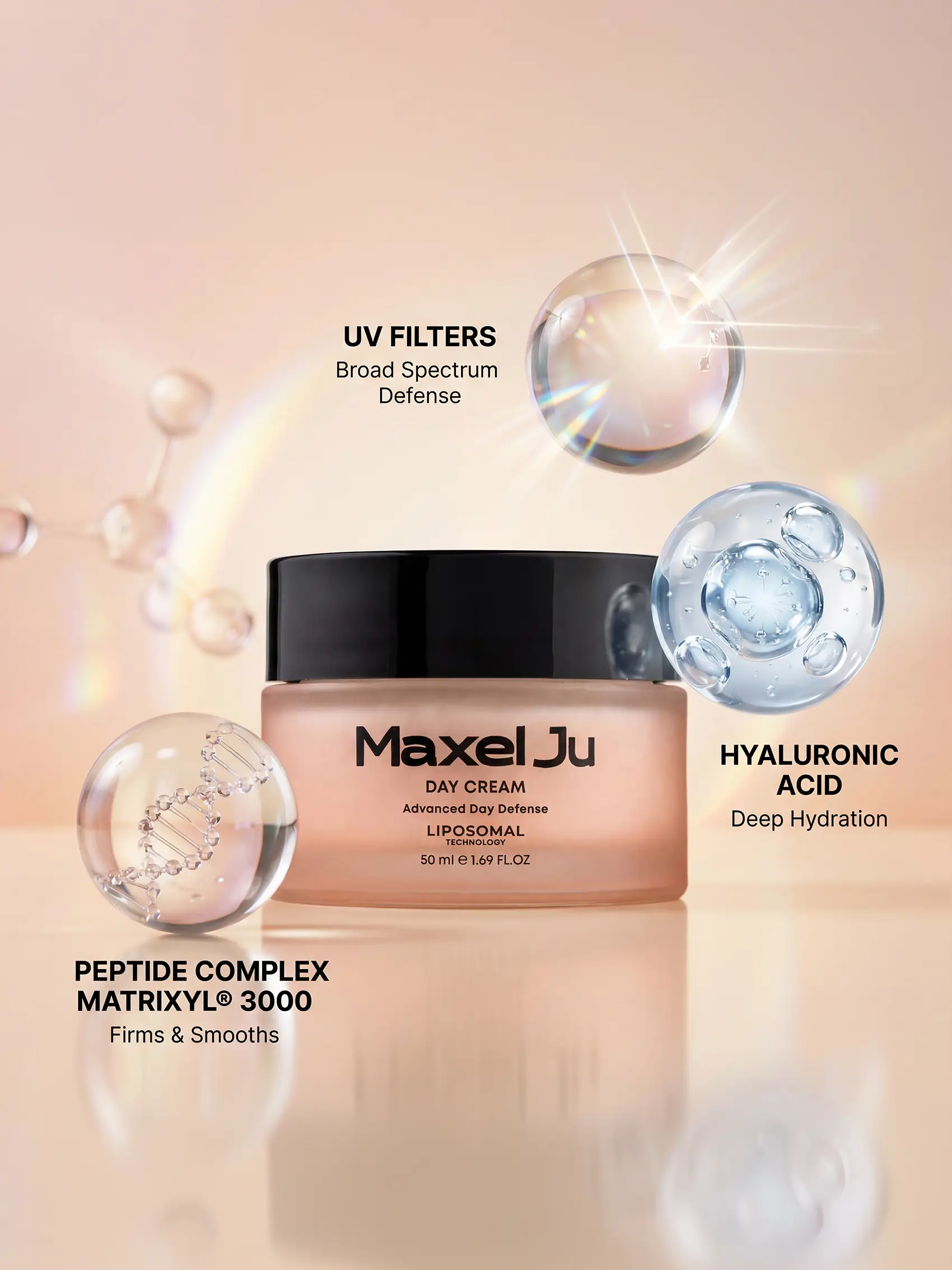 Maxel JU Day Cream Inhaltsstoffe Detail