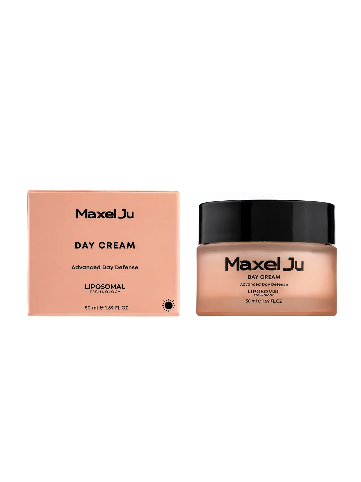 Maxel JU Day Cream mit Verpackung