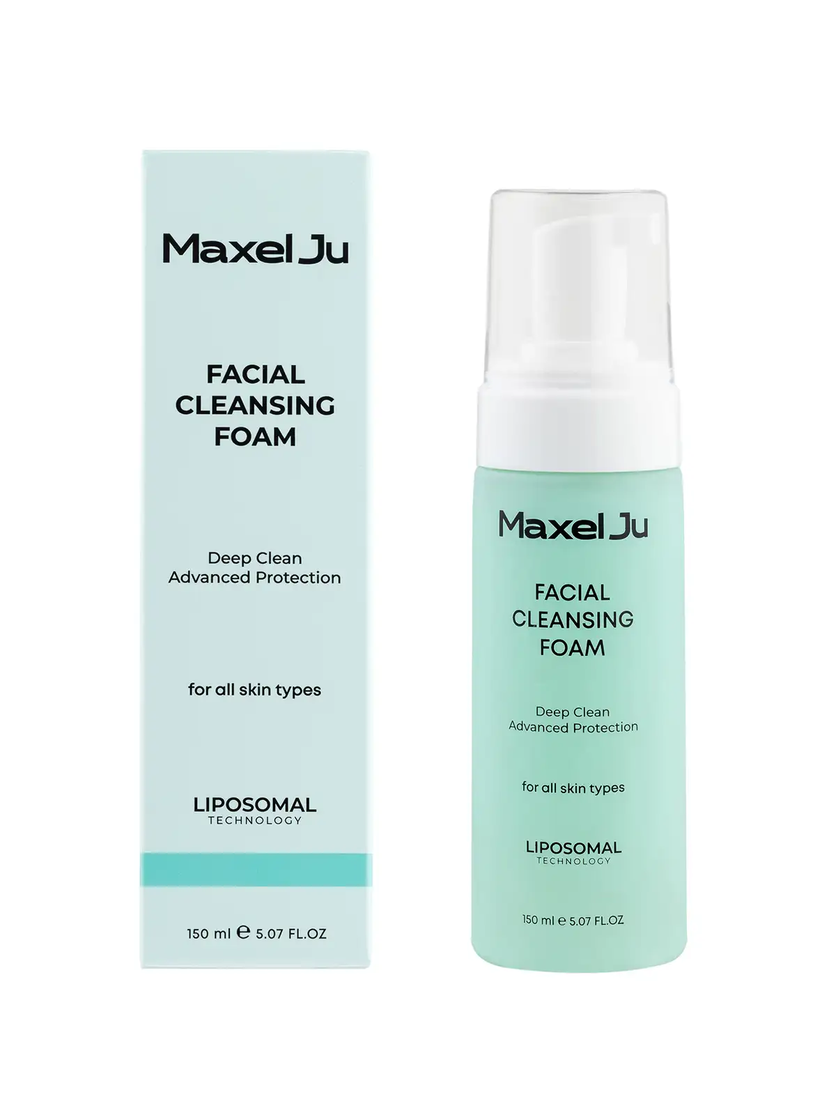 Maxel JU Facial Cleansing Foam mit Verpackung