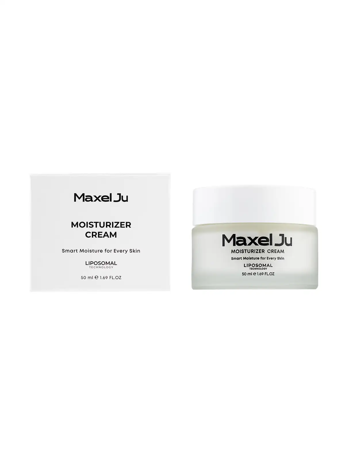 Maxel JU Moisturizer Cream mit Verpackung