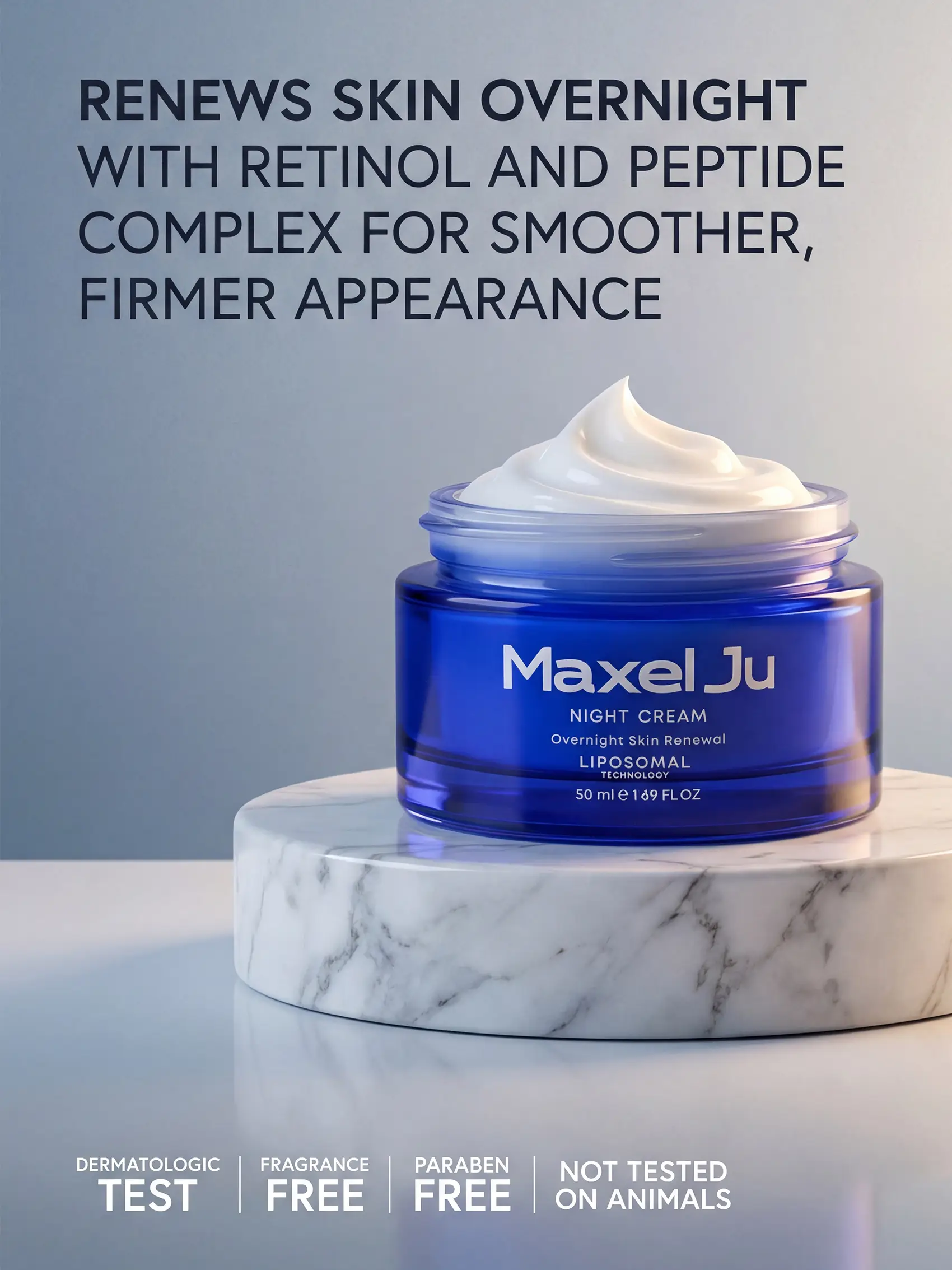 Maxel JU Night Cream Inhaltsstoffe Detail
