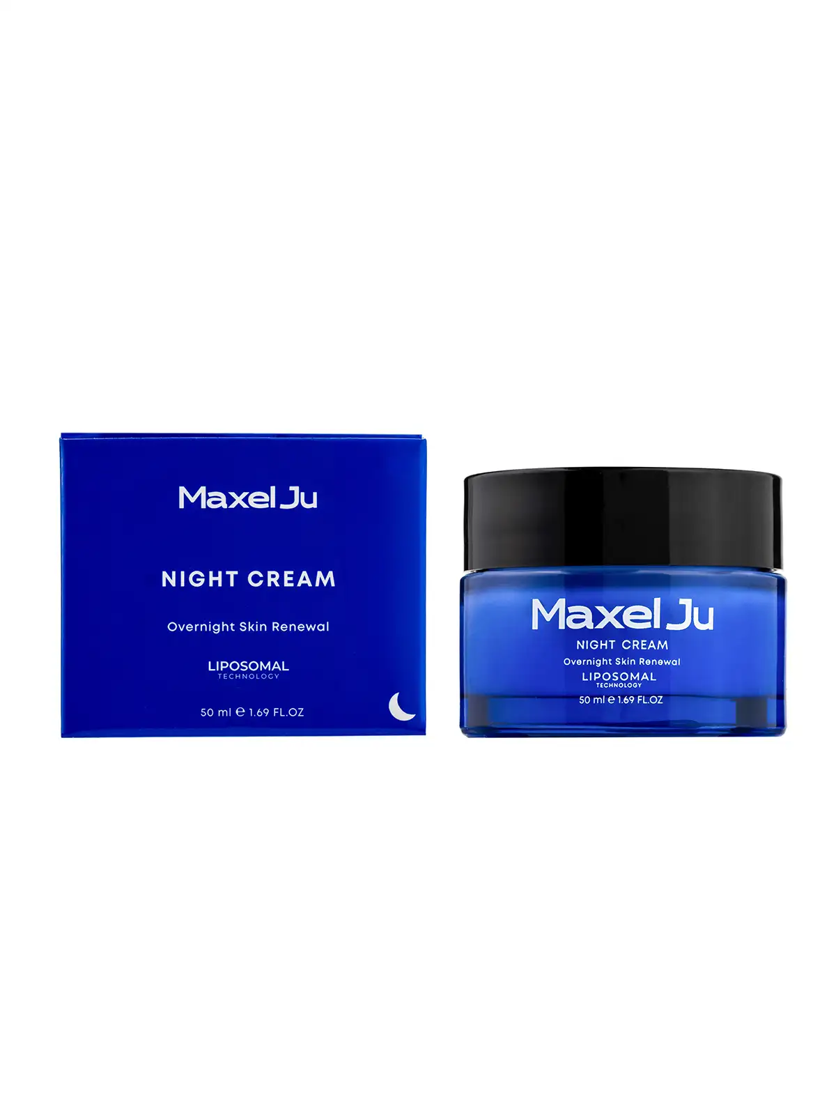 Maxel JU Night Cream mit Verpackung