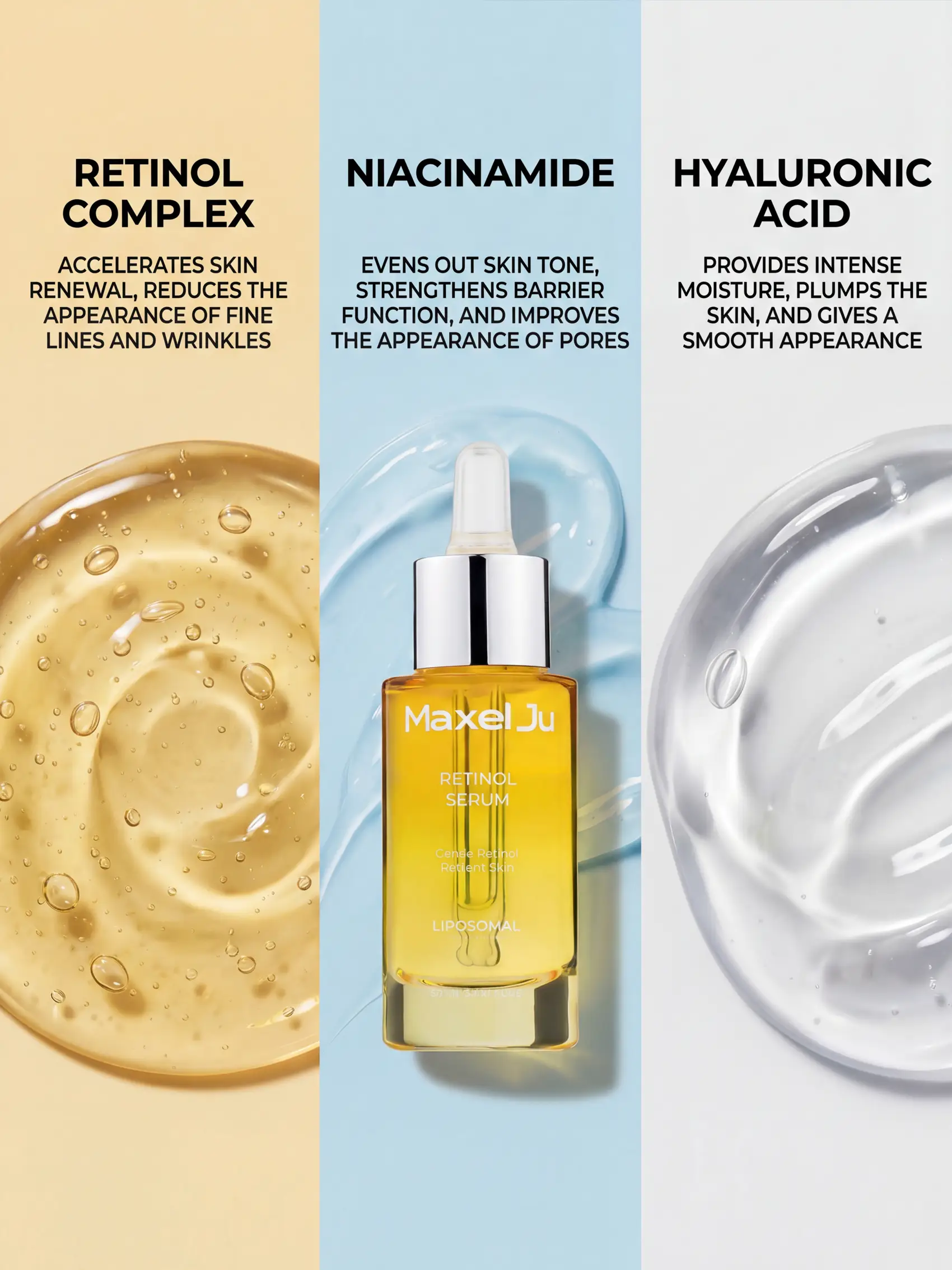 Maxel JU Retinol Serum Inhaltsstoffe Detail