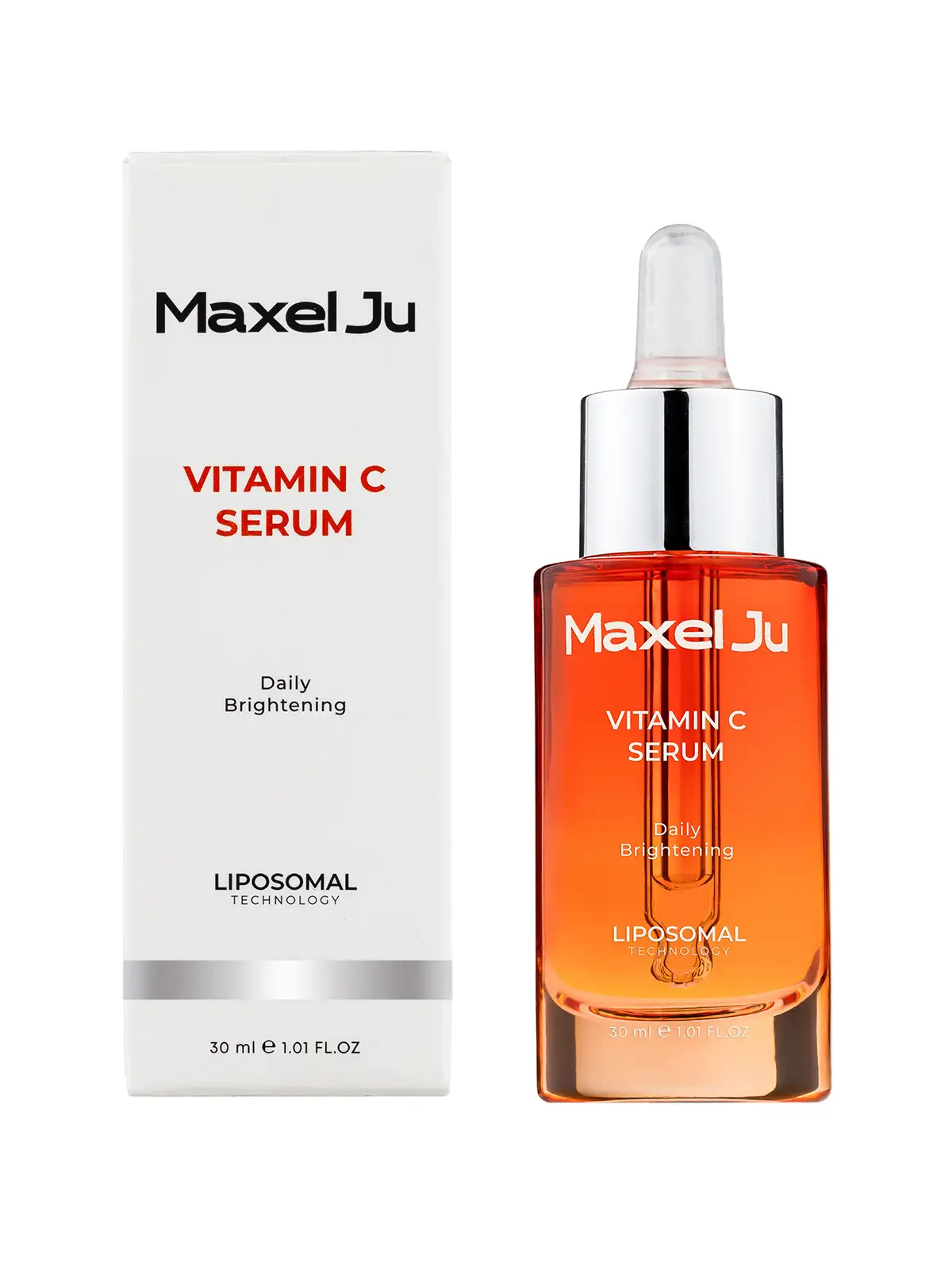 Maxel JU Vitamin C Serum mit Verpackung
